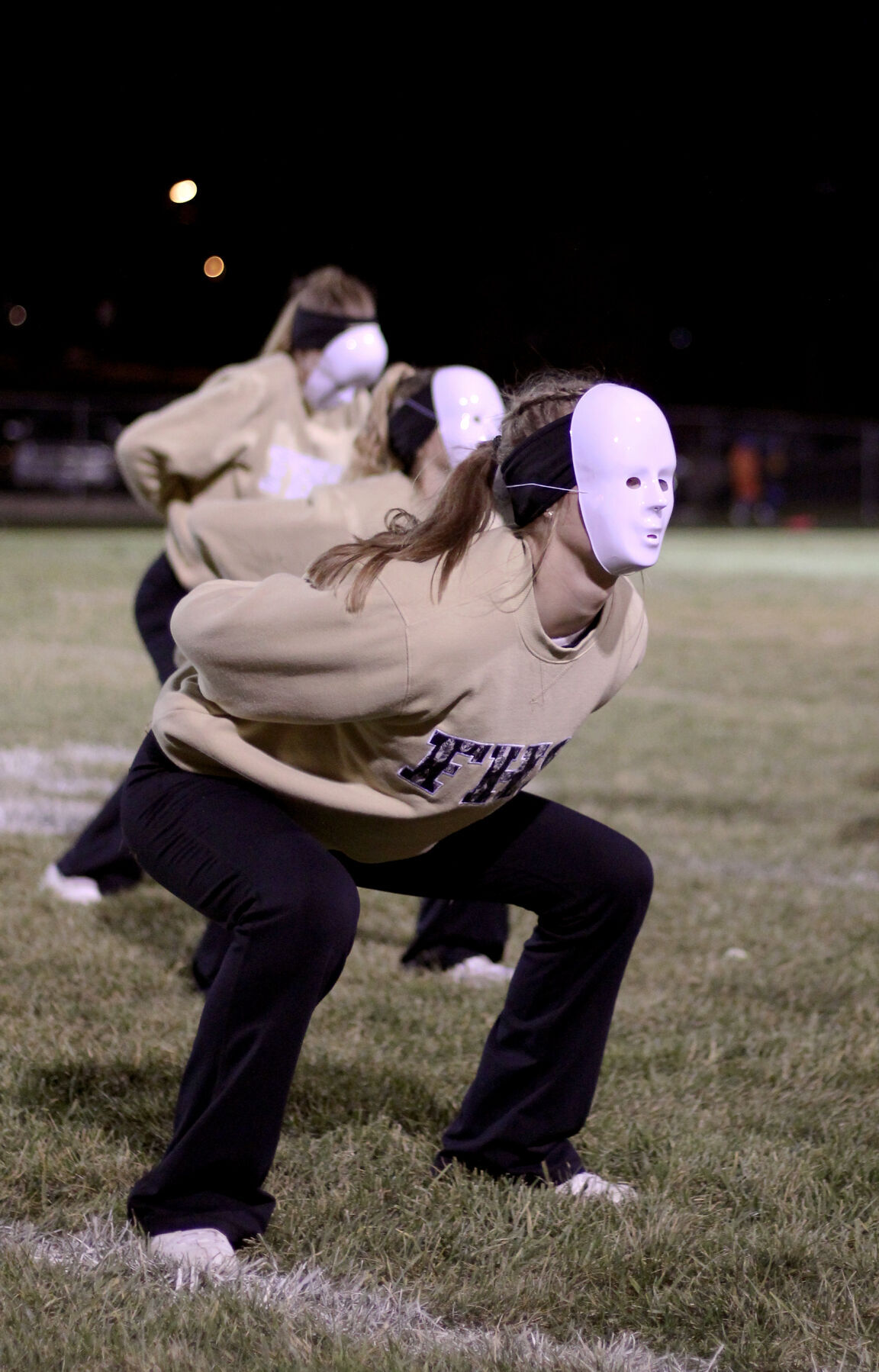 Fayette cheerleaders performed a purge-themed routine